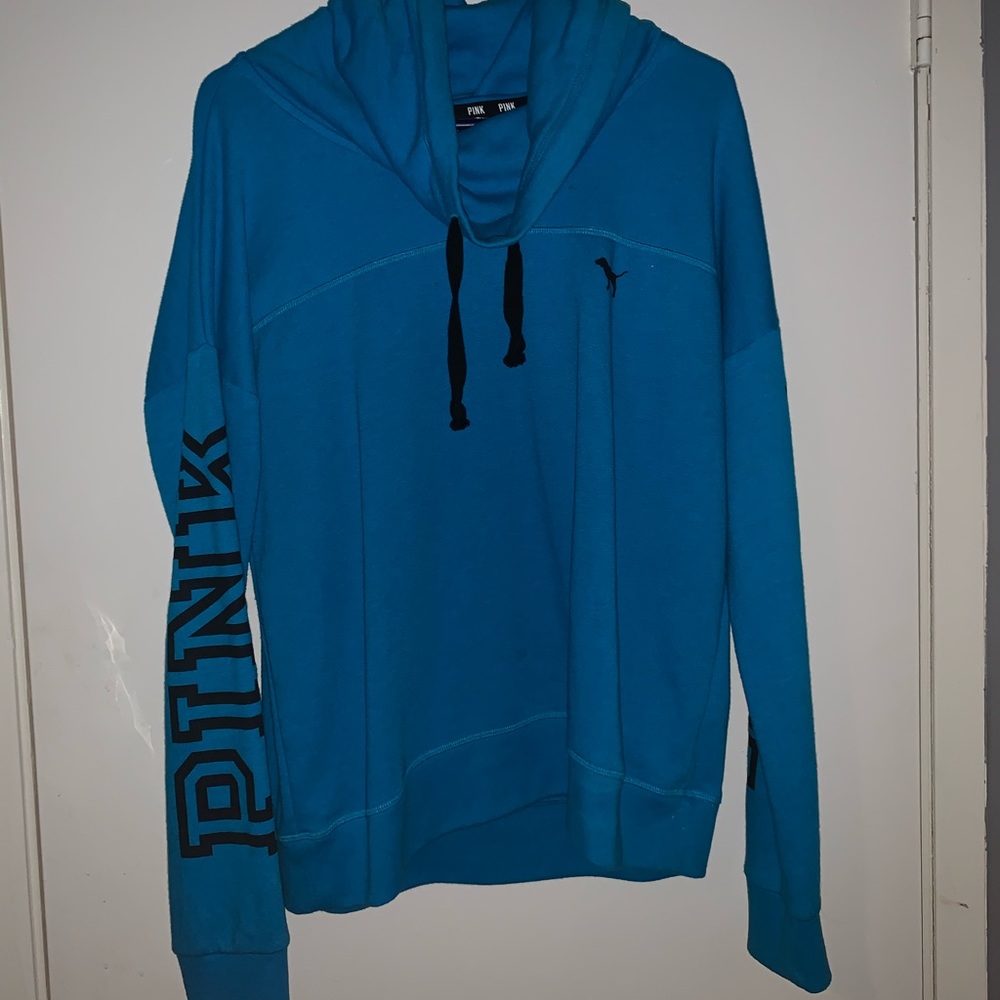 Victoria’s Secret PINK blue pull over sweatshirt